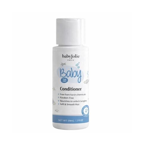 Baby Jolie Travel Kit and Baby Gift Set, 2 oz Each | 2-in-1 Hair & Body Wash, Conditioner & Body Lotion, Dermatologically Tested, Reusable Zip Pouch in Kuwait
