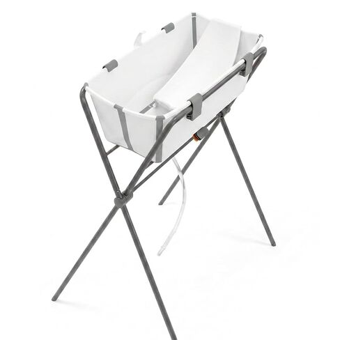Stokke Flexi Bath, Stand & Newborn Support Bundle, White Grey in Kuwait