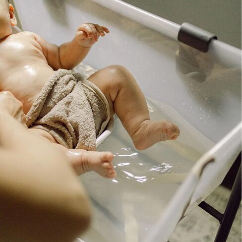 Stokke Flexi Bath, Stand & Newborn Support Bundle, White Grey in Kuwait