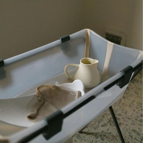 Stokke Flexi Bath, Stand & Newborn Support Bundle, White Grey in Kuwait
