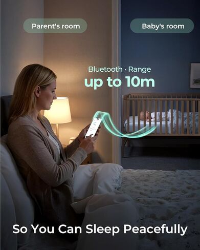Momcozy Wearable Digital Thermometer for Baby, Medical-Grade Accurate Smart Thermometer, Instant Reads, APP Real-time Monitoring Thermometer for Kids & Infants, Hypoallergenic 3M Sticker,Bluetooth in Kuwait