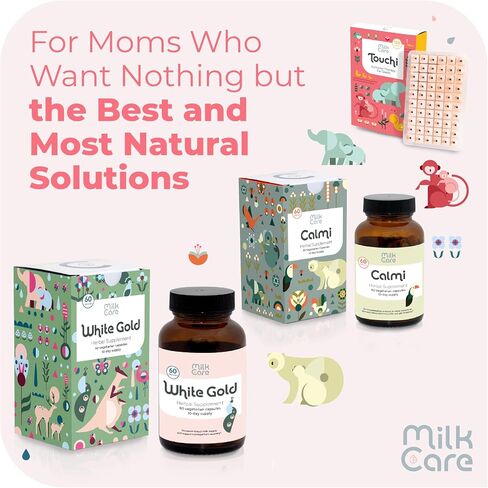 Calmi Postpartum Baby Gas Relief Supplement for Breastfeeding Mothers, Traditional Herbal Nursing Blend with Fennel, Ginger and Chamomile, Supports Digestive Comfort and Calm, Vegan, 60 Capsules in Kuwait