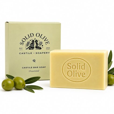 Baby Castile Soap with Colloidal Oatmeal and Lavender, Gentle Cleansing Bar, 4 oz, Light Lavender Scent in Kuwait