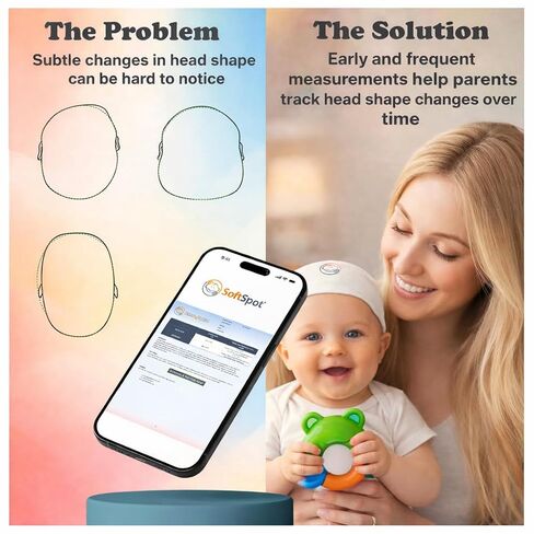 SoftSpot Baby Head Shape Measurement Kit – Measure at Home, iOS & Android in Kuwait