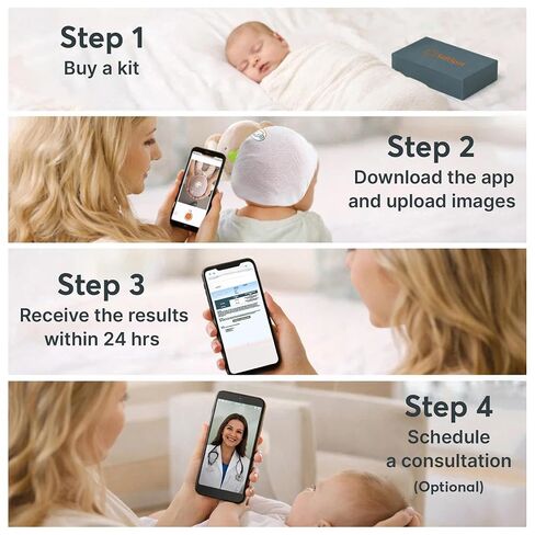 SoftSpot Baby Head Shape Measurement Kit – Measure at Home, iOS & Android in Kuwait