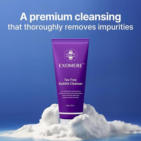 Exomere Tea Tree Bubble Cleanser | Wrinkle Care, Troubled Skin in Kuwait