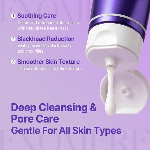 Exomere Tea Tree Bubble Cleanser | Wrinkle Care, Troubled Skin in Kuwait