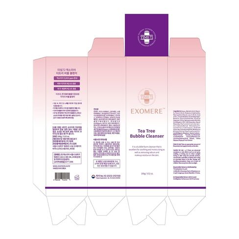 Exomere Tea Tree Bubble Cleanser | Wrinkle Care, Troubled Skin in Kuwait