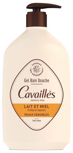 Bath and Shower Gel for Sensitive Skin Milk and Honey 1L in Kuwait