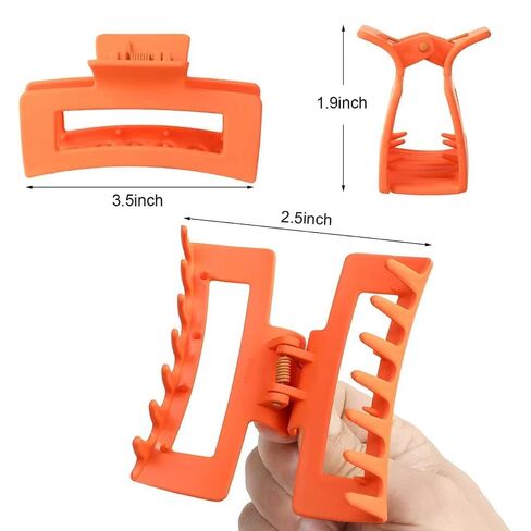 laxizar 16 Pcs Hair Clips for Women 3.5 Inch Claw Clips Hair Accessories in Kuwait
