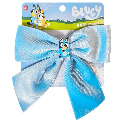 LUV HER Bluey Long Tail Hair Bow for Girls with Alligator Clip with Charm of Bluey - Hair Accessory, Ages 3+ in Kuwait