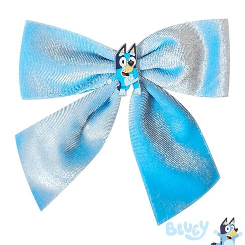 LUV HER Bluey Long Tail Hair Bow for Girls with Alligator Clip with Charm of Bluey - Hair Accessory, Ages 3+ in Kuwait