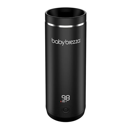 Baby Brezza Portable Warmer – 3X Faster Baby Bottle Warming – Travel Breastmilk and Formula Warmer – Safe, Even Heating – Up to 9oz – No Adapters – Black in Kuwait
