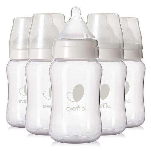 Evenflo Feeding Premium Proflo Venting Balance Plus Wide Neck Baby, Newborn and Infant Bottles - Helps Reduce Colic - 9 Ounce (Pack of 6) in Kuwait