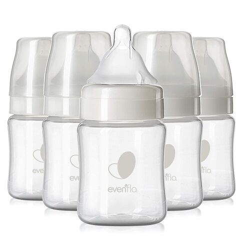 Evenflo Feeding Premium Proflo Venting Balance Plus Wide Neck Baby, Newborn and Infant Bottles - Developed by Pediatric Feeding Specialists - 5 Ounce (Pack of 6) in Kuwait