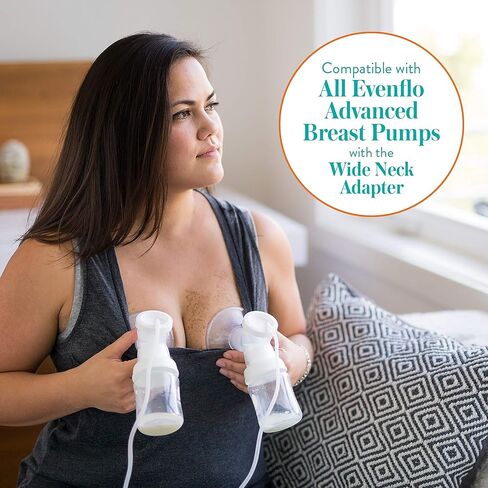 Evenflo Feeding Premium Proflo Venting Balance Plus Wide Neck Baby, Newborn and Infant Bottles - Helps Reduce Colic - 9 Ounce (Pack of 6) in Kuwait