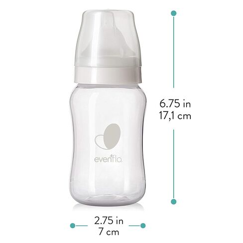 Evenflo Feeding Premium Proflo Venting Balance Plus Wide Neck Baby, Newborn and Infant Bottles - Helps Reduce Colic - 9 Ounce (Pack of 6) in Kuwait