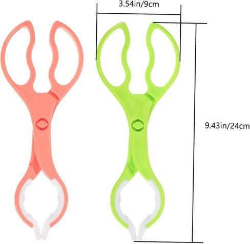 DECHOUS 2pcs Detachable Anti-scalding Bottle with Non-slip Grip High Temperature Resistant Feeding Bottle Clip for Safe Sterilization and Easy Cleaning Green Pink in Kuwait