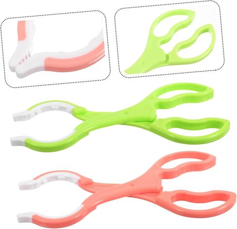 DECHOUS 2pcs Detachable Anti-scalding Bottle with Non-slip Grip High Temperature Resistant Feeding Bottle Clip for Safe Sterilization and Easy Cleaning Green Pink in Kuwait