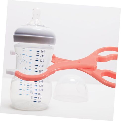 DECHOUS 2pcs Detachable Anti-scalding Bottle with Non-slip Grip High Temperature Resistant Feeding Bottle Clip for Safe Sterilization and Easy Cleaning Green Pink in Kuwait