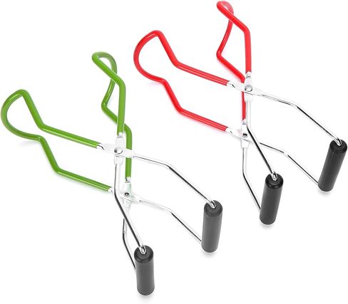 Tnfeeon Stainless Steel Canning Jar Lifter Tongs with Coated Grip Handle for Wide Mouth Jars and Bottles 2 Pack in Kuwait