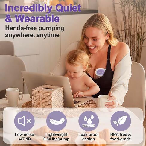 Wearable Electric Portable Breast Pump | Hands-Free in Kuwait