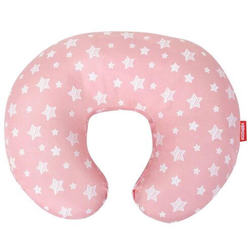 Nursing Pillow Cover for Baby Snug Fits Boppy Nursing Pillows | Super Soft, for Breastfeeding Moms, Grey Star in Kuwait