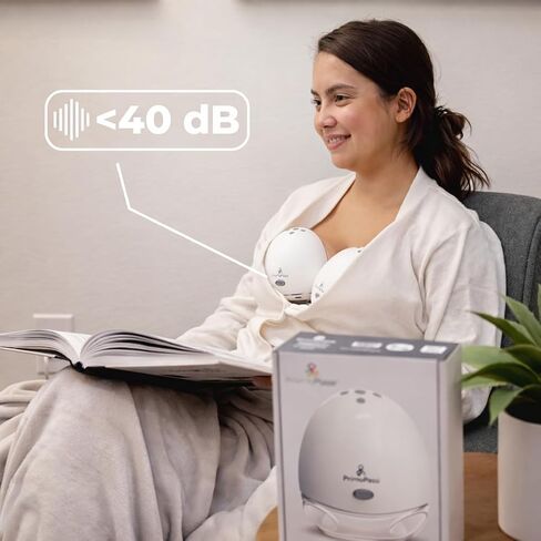 Primo Passi Double Wearable Breast Pump, Hands-Free Electric Breast Pump with Case, 4 Modes & 9 Levels, Quiet Rechargeable Portable Pump with Leak-Proof Design & LED Display in Kuwait
