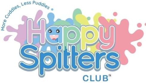 Happy Spitters Club Baby Burp Cloths for Reflux & Heavy Spit-Up (2 Pack) – Extra-Wide 4-Layer Cotton, Leak-Resistant Waterproof Barrier in Kuwait
