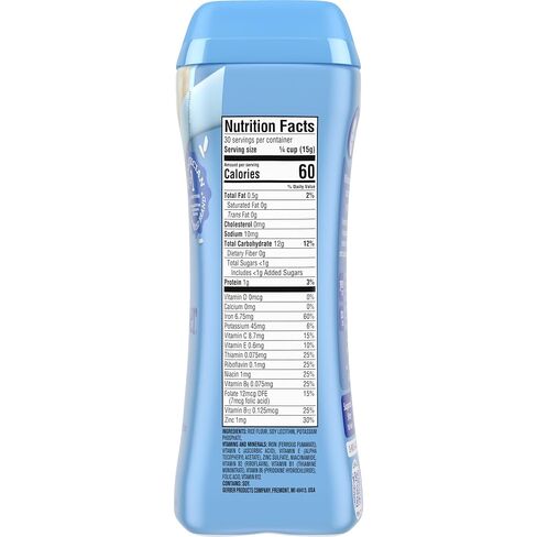 Gerber Cereal for Baby 1st Foods Rice Cereal, Made with Essential Nutrients for Supported Sitters, Non-GMO Project Verified, 16-Ounce Canister (Pack of 3) in Kuwait