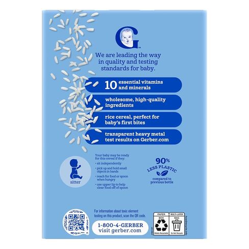 Gerber Baby Cereal, Baby Rice Cereal, Baby Breakfast, Stage 1 in Kuwait