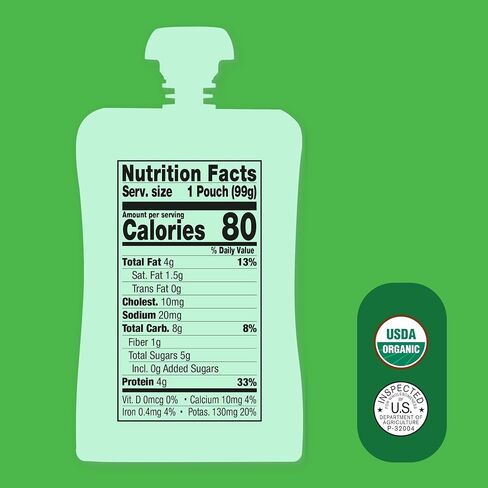 Once Upon a Farm Apple, Coconut Milk, Turkey, Butternut Squash Organic Baby Food Pouch, 3.5oz in Kuwait