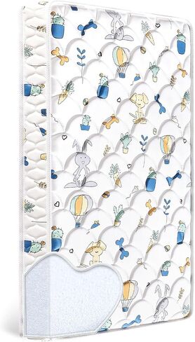 Letmxiu 5" Crib Mattress and Toddler Mattress, Firm, Hypoallergenic Crib Mattress, Fits Standard Crib and Toddler Bed in Kuwait