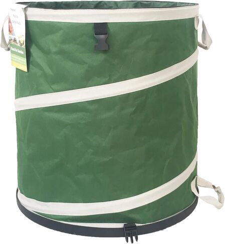 46-Gallon Collapsible Trash Can (22x28 in) Hard-Shell Bottom Yard Garden Bag,Big Leaf Bag,Yard Waste Bags,Debris Container,Pop-Up Recycling Bin,RV Camping Waste Bin,Laundry Hamper,Lawn Grass,Weeds Bag in Kuwait