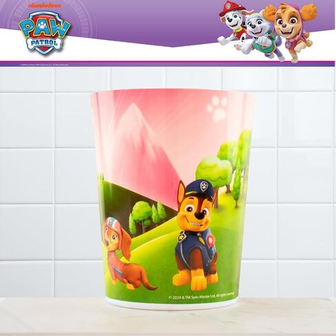 Paw Patrol Skye Kids Trash Can Wastebasket Bathroom/Bedroom, (Officially Licensed Product) by Franco in Kuwait