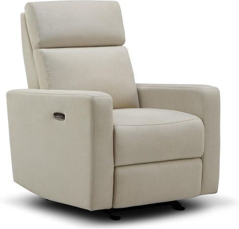 تربية و Glider - كرسي حضانة Premium Power Recliner مع مسند رأس ثابت | مصمم للراحة والبساطة | شاحن USB مدمج in Kuwait