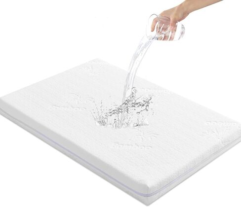 Baby Bassinet Mattress 35 * 20 * 1.5 Ultra Soft pad Cover Dual Side Gel Memory Foam Mattress. Fit ANGELBLISS/AMKE/Bellababy/Yamesmile/Besrey/Milliard/Miclassic and Evolur Stellar Baby Bassinet in Kuwait