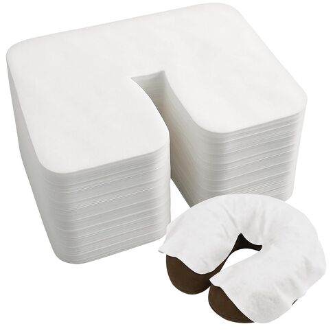 500 Piece Disposable Face Cradle Covers Luxurious Ultra Soft face cradle covers for massage table - Massage Tables & Massage Chairs in Kuwait