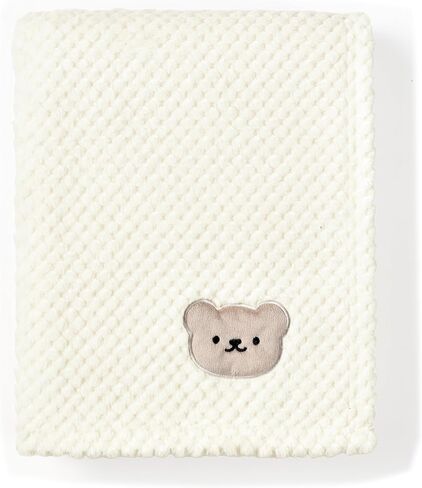 CREVENT 30''X40'' Cute Cozy Fluffy Warm Baby Blanket for Boys Infants Toddlers' Bedding Crib Cot Stroller, Baby Shower Birthday Newborn's Gift - Grey Cloud in Kuwait