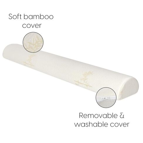 Milliard Toddler Bed Bumper (2 Pack), Bed Foam Rail for Toddlers, Kids Safety Bed Guard for Twin, Full, Queen, King Beds, Non Slip Bottom and Water Resistant Cover in Kuwait