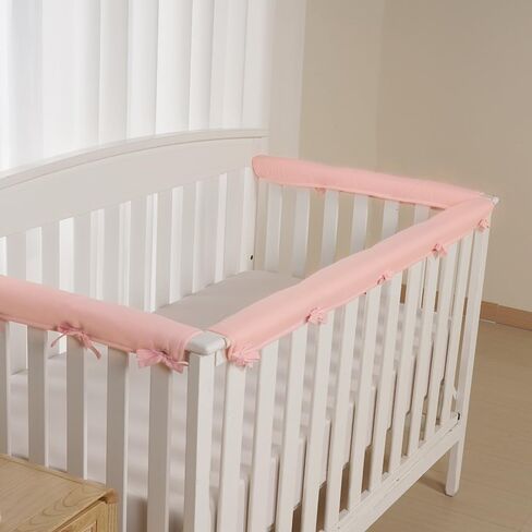 Double Thickness Crib Rail Teething Guard, Designed for Crib Top Rail Only (Not Side Rails) Furniture Edge Protector - Compliant with Infant Safe Sleep Act in Kuwait