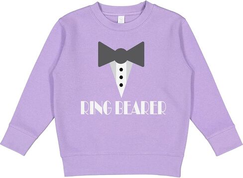 inktastic Ring Bearer Mock Tux Tuxedo Toddler Sweatshirt in Kuwait