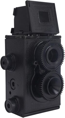 TLR Film Camera DIY Retro Twin Lens Vintage 35mm Film Camera with Waist Level Viewfinder for 135 Black and White Photography in Kuwait