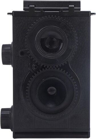 TLR Film Camera DIY Retro Twin Lens Vintage 35mm Film Camera with Waist Level Viewfinder for 135 Black and White Photography in Kuwait
