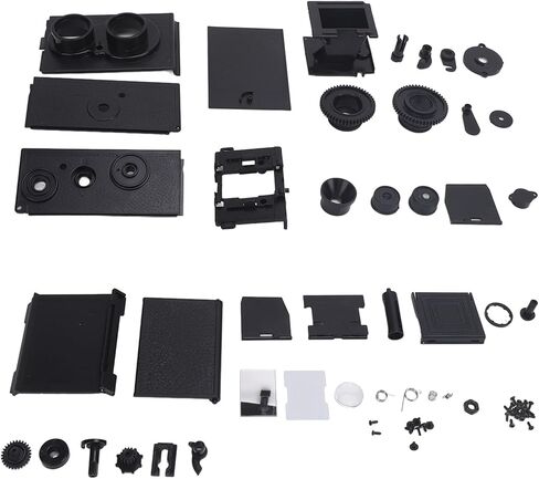 TLR Film Camera DIY Retro Twin Lens Vintage 35mm Film Camera with Waist Level Viewfinder for 135 Black and White Photography in Kuwait