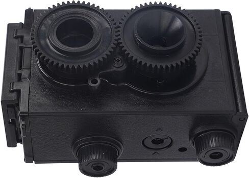 TLR Film Camera DIY Retro Twin Lens Vintage 35mm Film Camera with Waist Level Viewfinder for 135 Black and White Photography in Kuwait