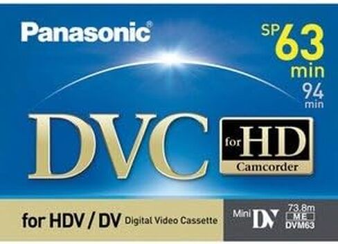Panasonic AY-DVM63HD MiniDV Cassette (63 Minute) in Kuwait