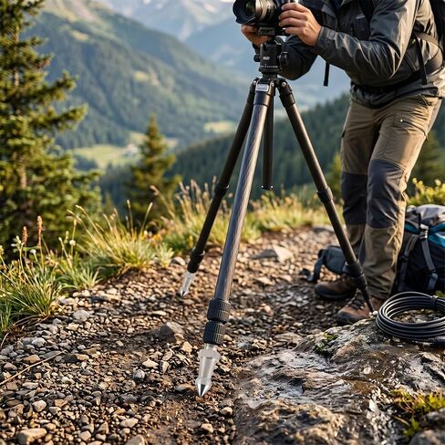 Camera Accessory Stainless Steel Spike, for Tripod Spikes 3/8 with Additional Stability, Perfect Replacement in Kuwait