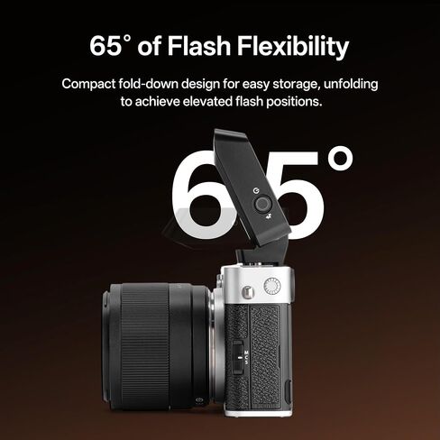 VILTROX Z2 Mini Foldable TTL Camera Flash for Nikon | Compact On-Camera Flash with 60mm Raised Head Design, 28mm Wide Coverage, 10Ws Output in Kuwait