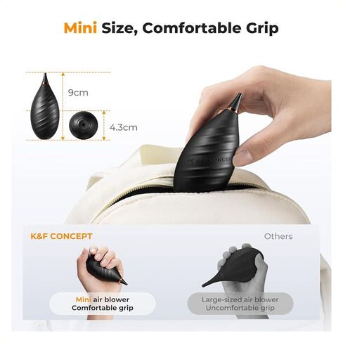 K&F Concept Soft Tip Camera Air Blower, Compact Size for Multiple Devices | Strong Airflow,Safe Silicone,Portable,Anti-scratch,for Digital, DSLR, Camera Lenses,Sensitive Electronics and Keyboards ,MB04 in Kuwait